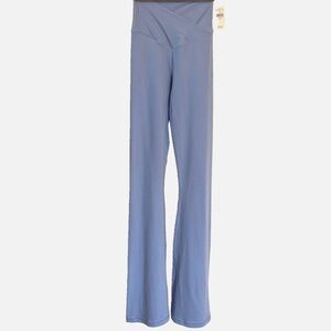Aerie OFFLINE Real Me Flare Leggings XS Blue High Rise Yoga Pants NWT